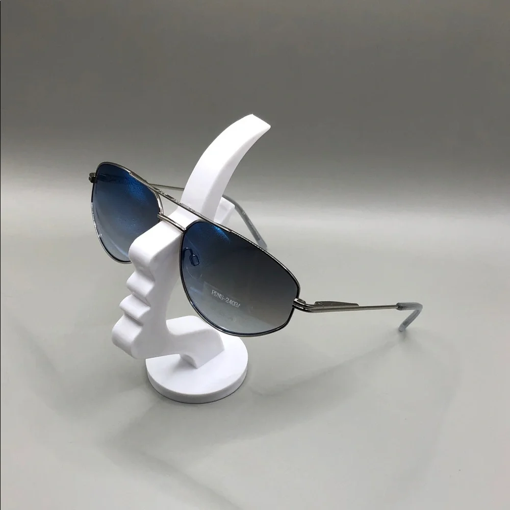DKNY aviator style metal sunglasses UNISEX sample gradient lens.